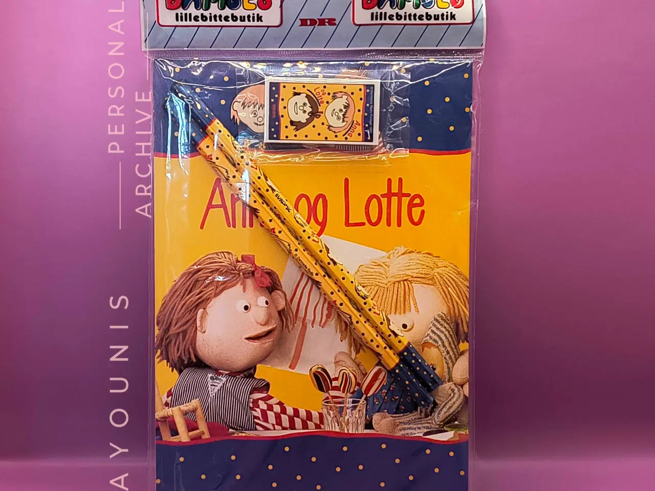 Billede 1 - Anna & Lotte (1996) – Komplet Skrivesæt