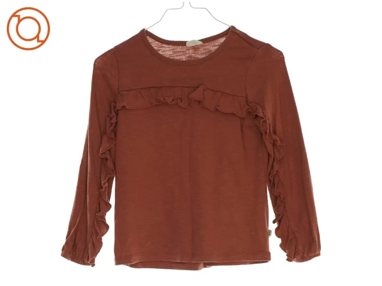 Billede 1 - Bluse med frynsede detaljer fra Pompdelux (str. 104)