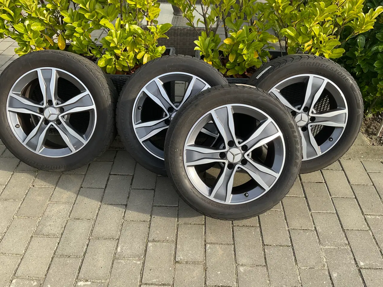 Billede 2 - Alu.fælge med vinterdæk