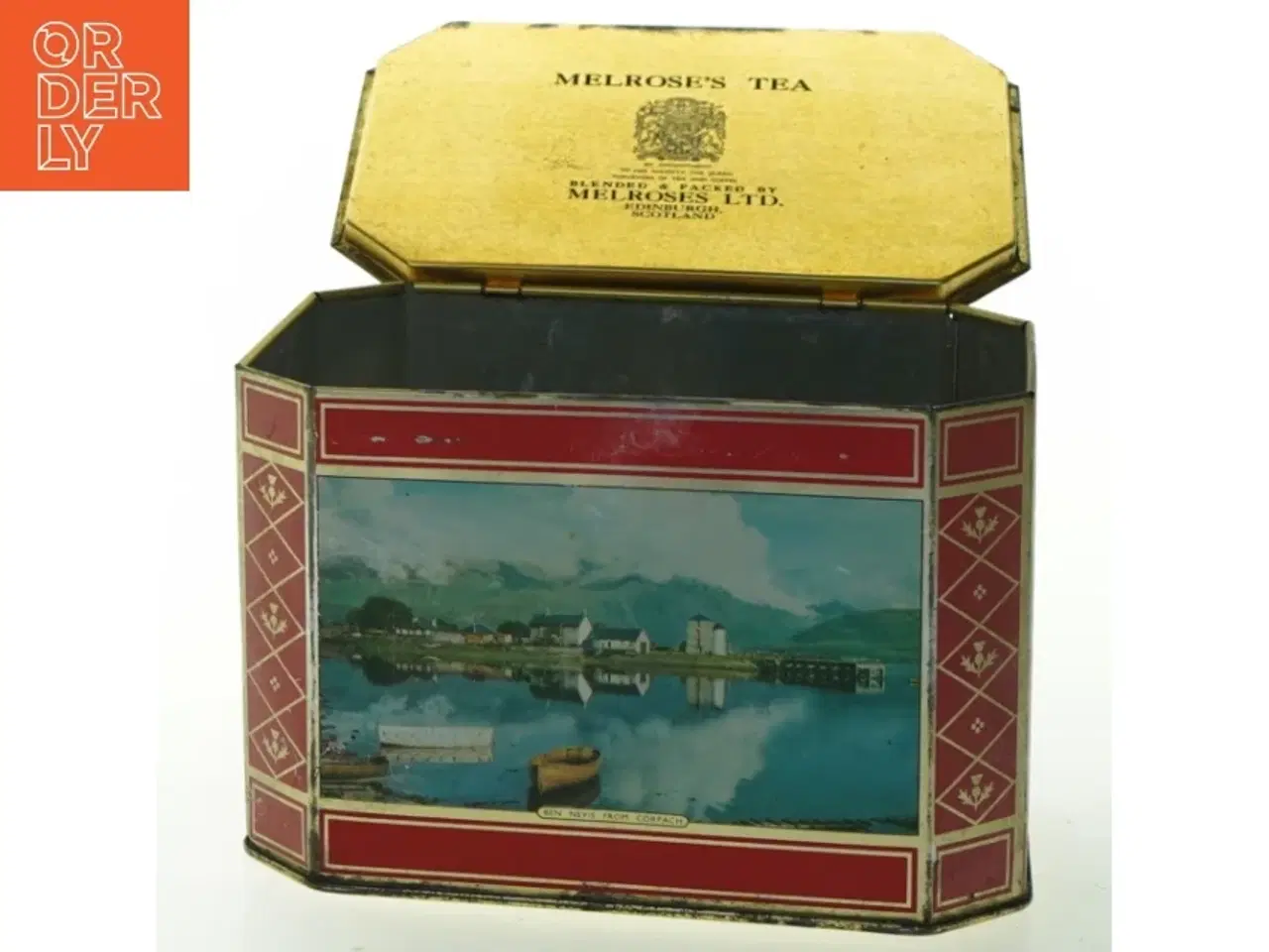 Billede 3 - Vintage Melrose&#39;s te dåse fra Melrose (str. 16x11x12 cm)