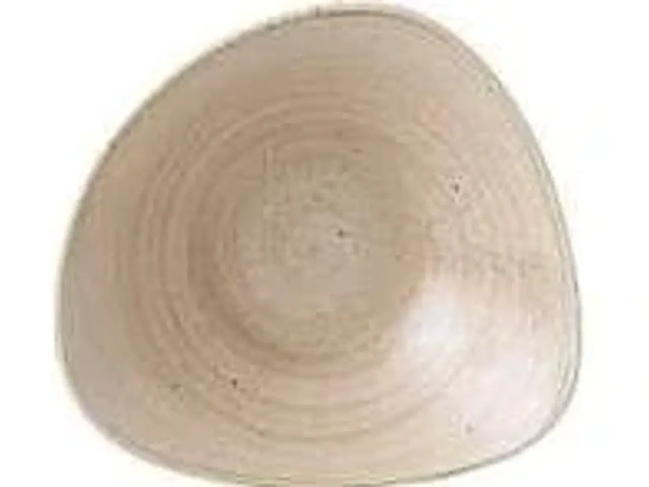 Billede 1 - 13 stk. Tallerken trekantet dyb creme 235 mm Stonecast Churchill