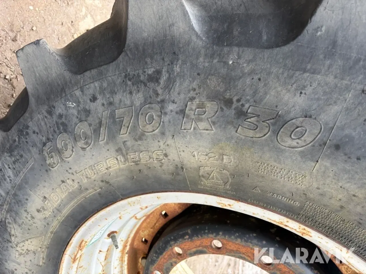 Billede 10 - Traktordæk Michelin Mach X Bib 600/70R30 - 2 styk