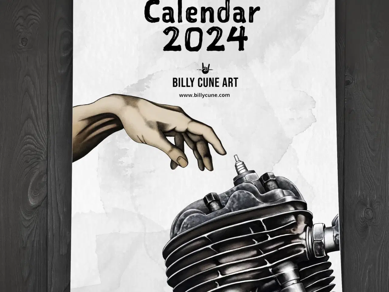 Billede 1 - 2024 kalender med Harley-Davidson