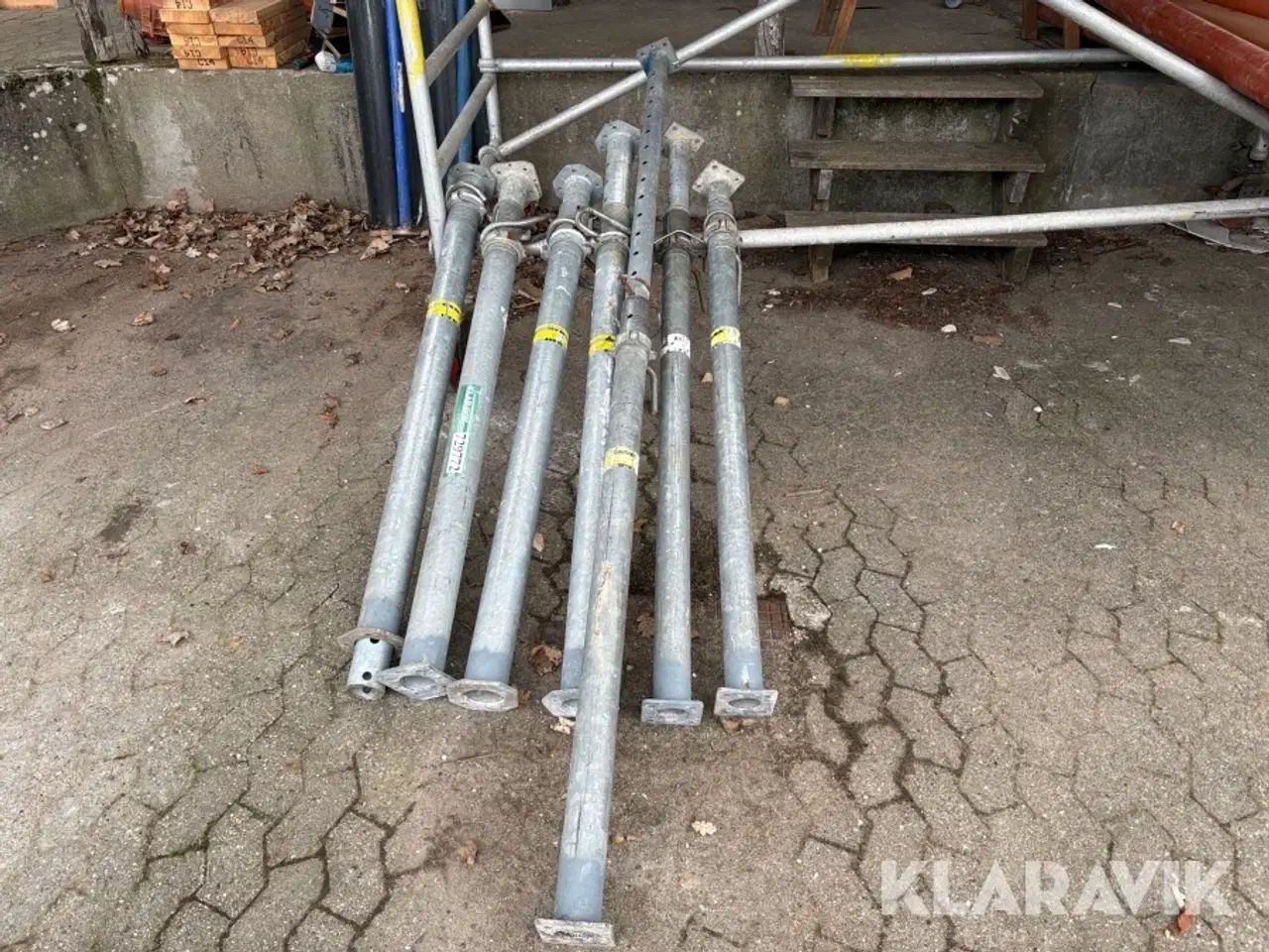 Billede 5 - Rørstøtter/soldater 7 styk Europlus 400EC