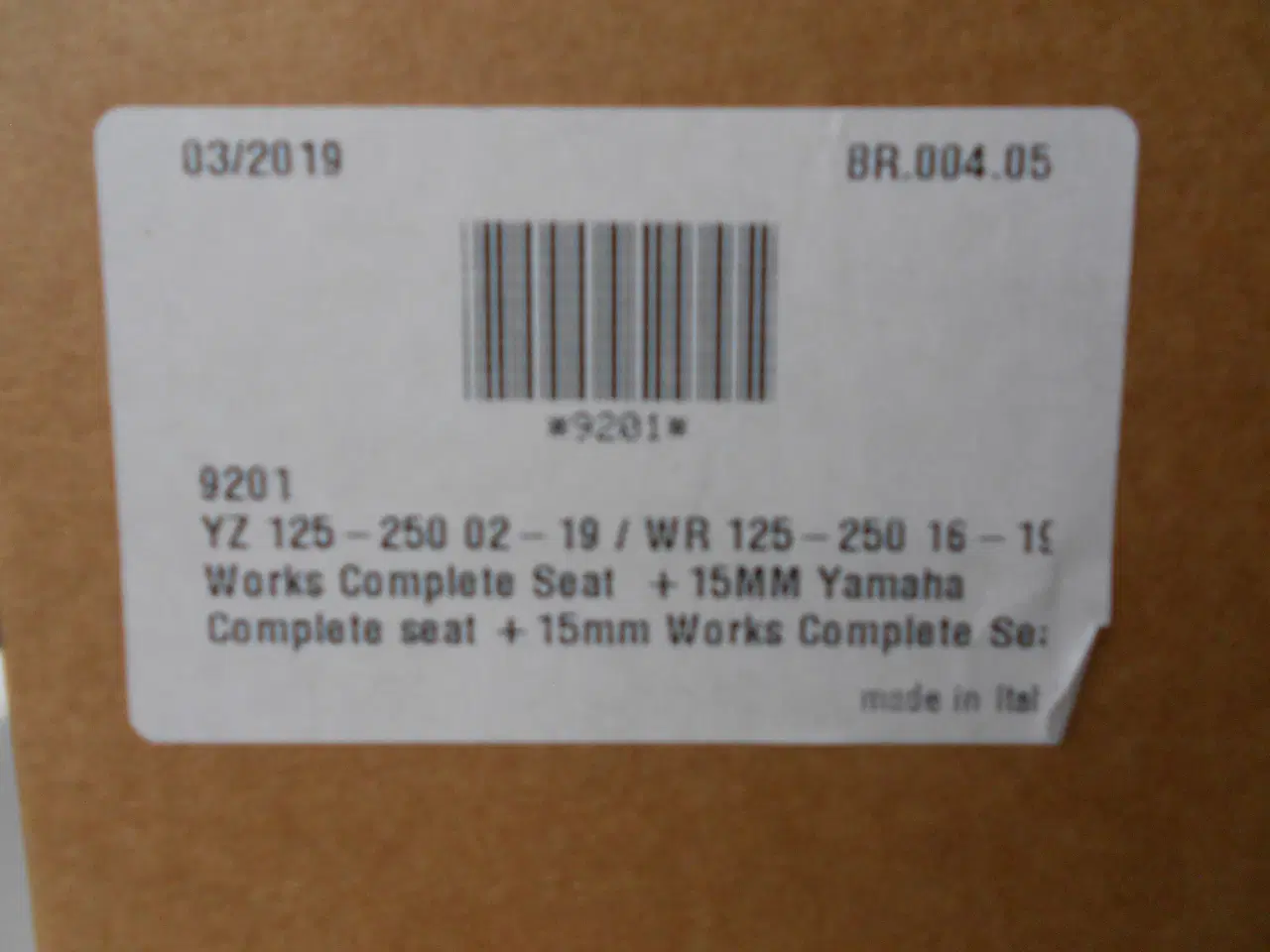 Billede 3 - Yamaha YZ 125/250 højt sæde