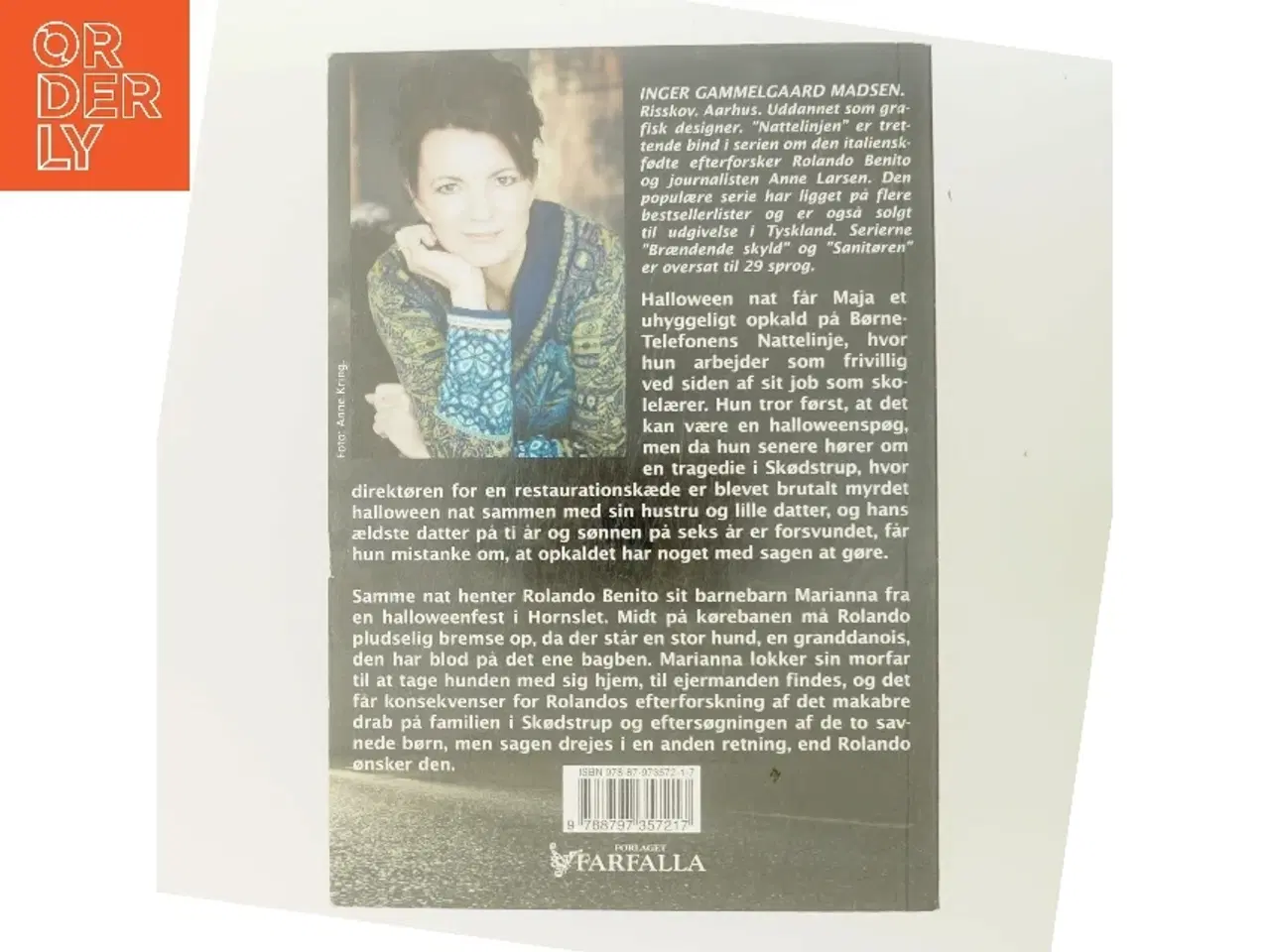 Billede 3 - Nattelinjen : kriminalroman af Inger Gammelgaard Madsen (Bog)