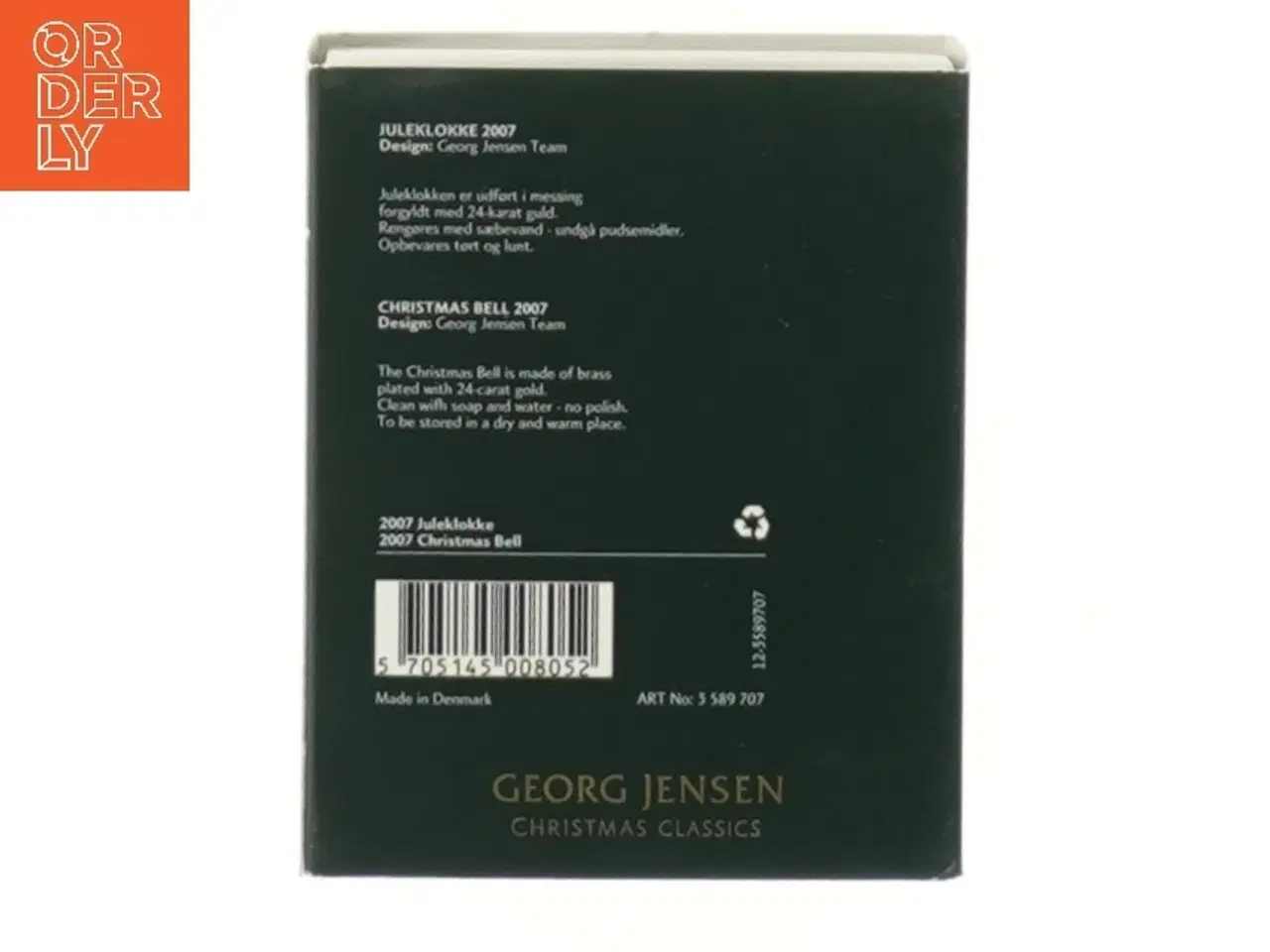 Billede 3 - Georg Jensen juleklokke 2007 fra Georg Jensen (str. 4 cm)