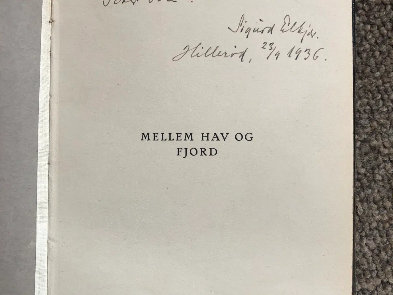 Billede 3 - Sigurd Elkjær signeret bog. 