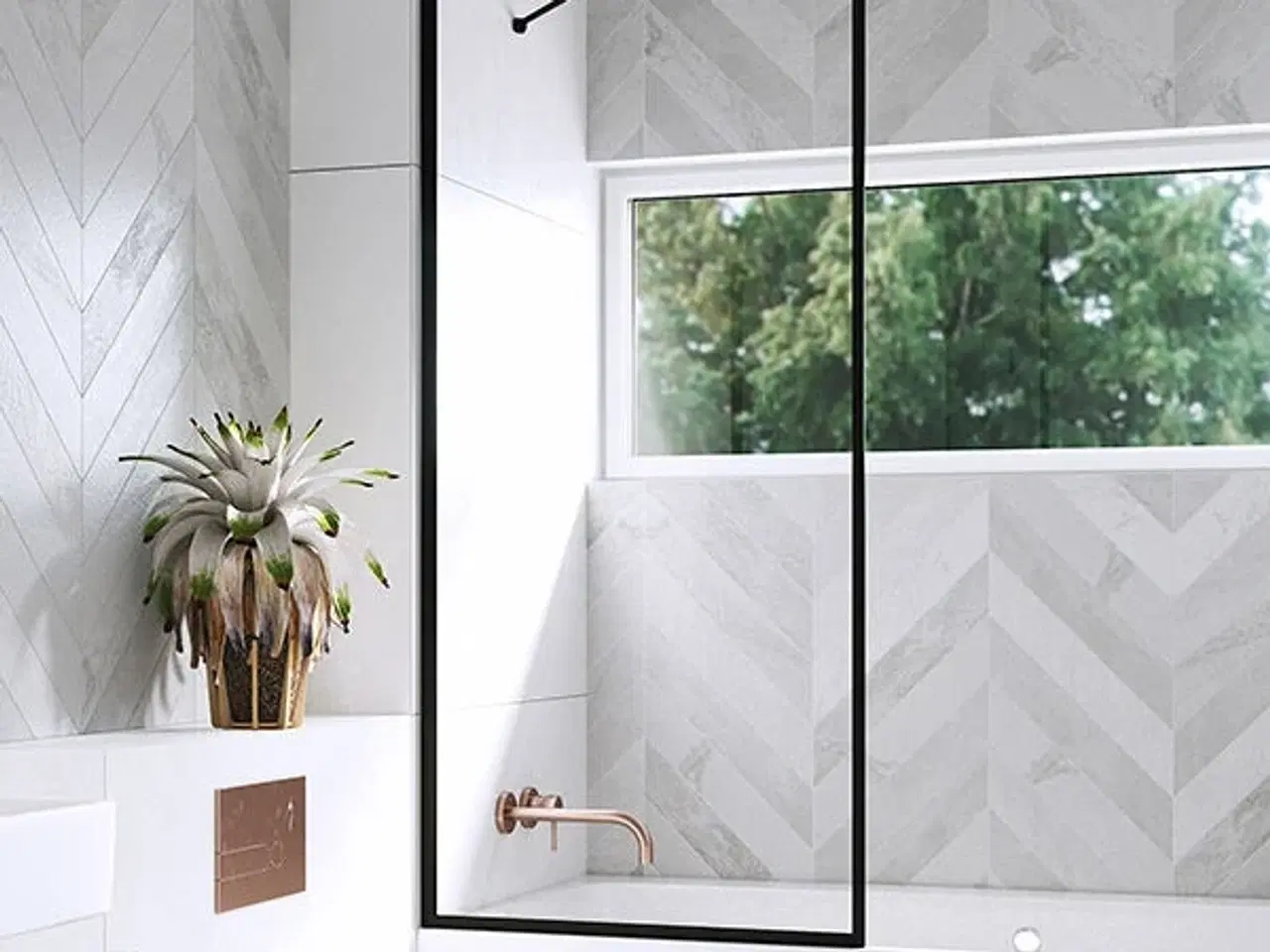 Billede 1 - DOFR70 Olten Frame Badekarvæg 1500 x 700, ny