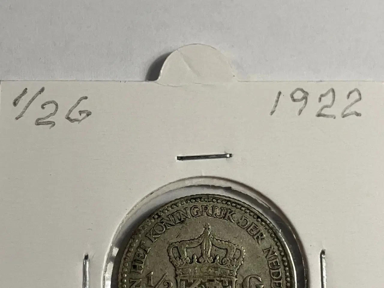 Billede 1 - 1/2 G Netherlands 1922