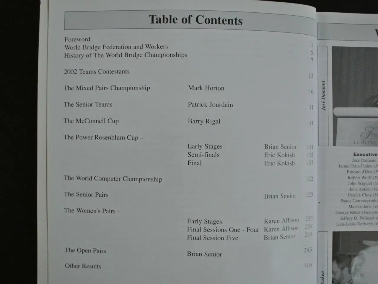 Billede 2 - 2002 world bridge campionships montreal, edited by