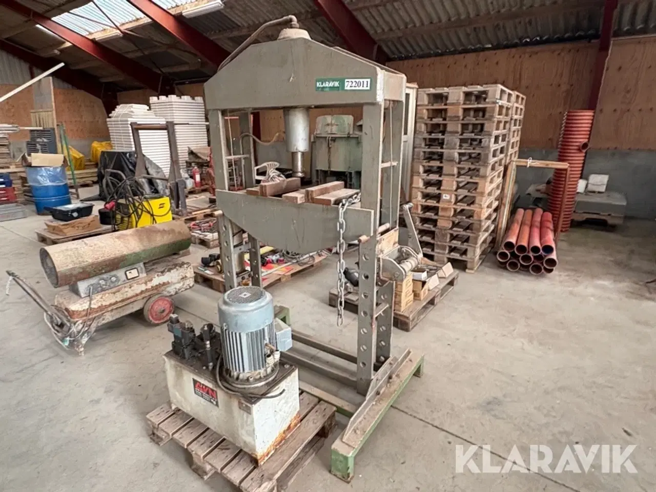 Billede 1 - Hydraulik presse Stenhøj
