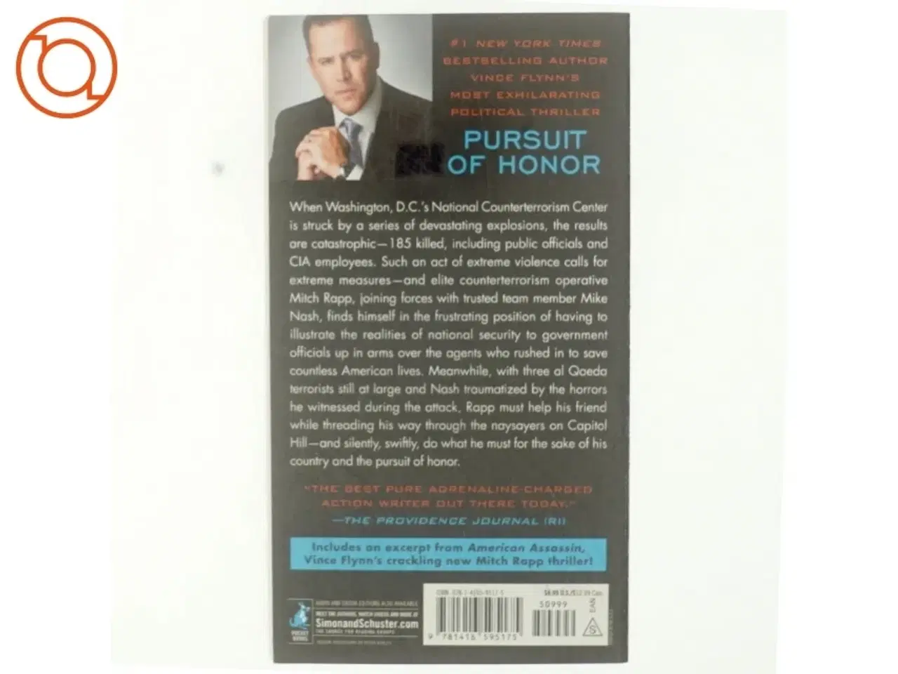 Billede 3 - Pursuit of Honor af Vince Flynn (Bog)