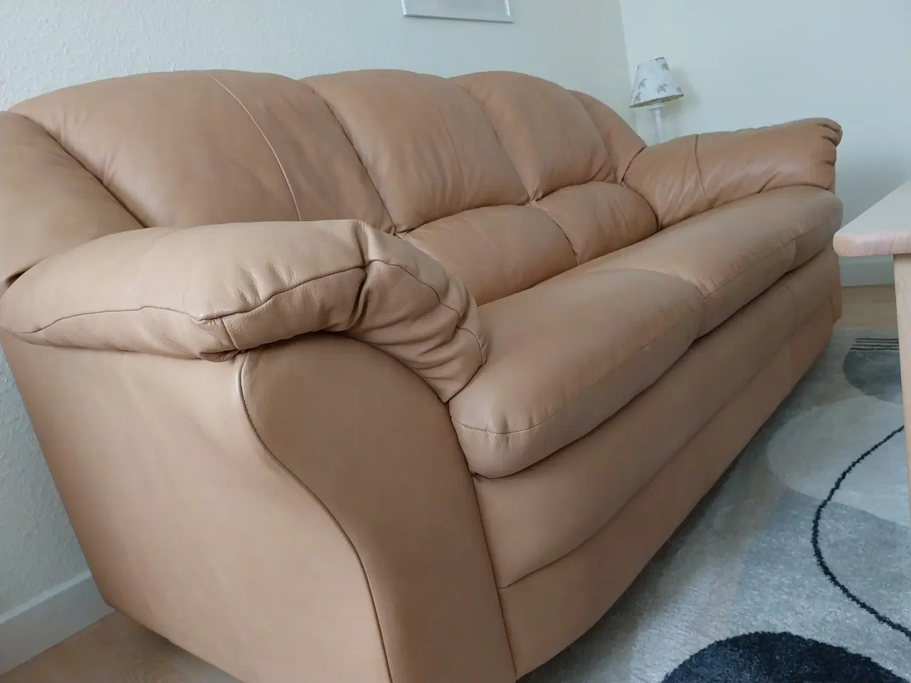 Billede 3 - Lædersofa
