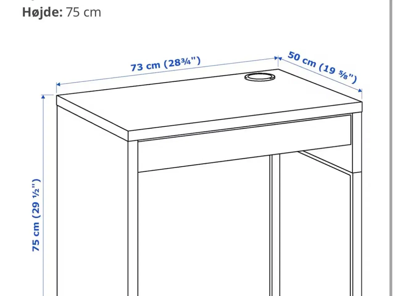 Billede 5 - IKEA Micke skrivebord