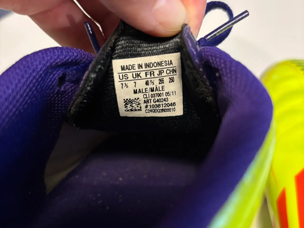 Billede 3 - Indendørs Adidas fodboldstøvler sælges