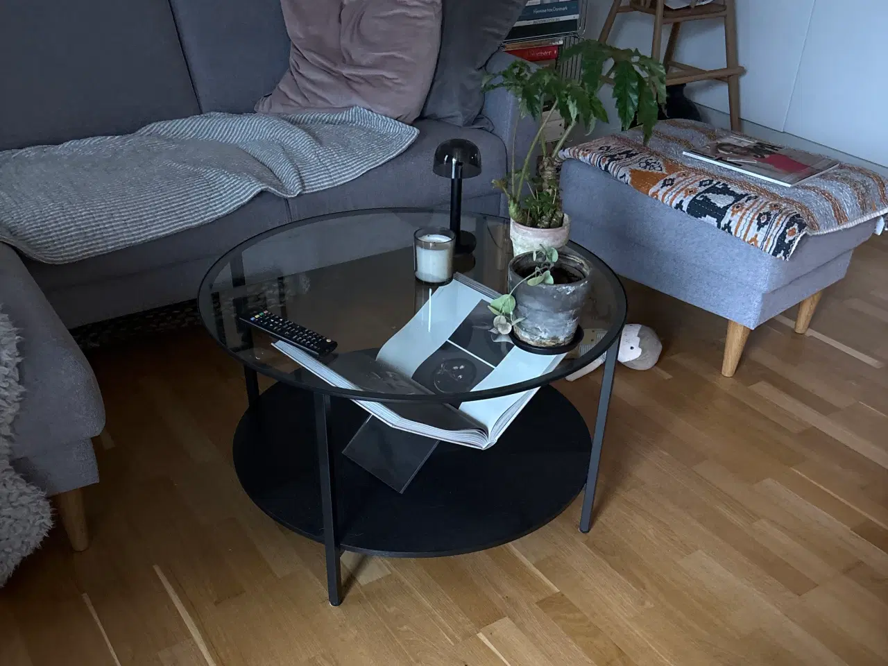 Billede 2 - Sofabord i glas og metal