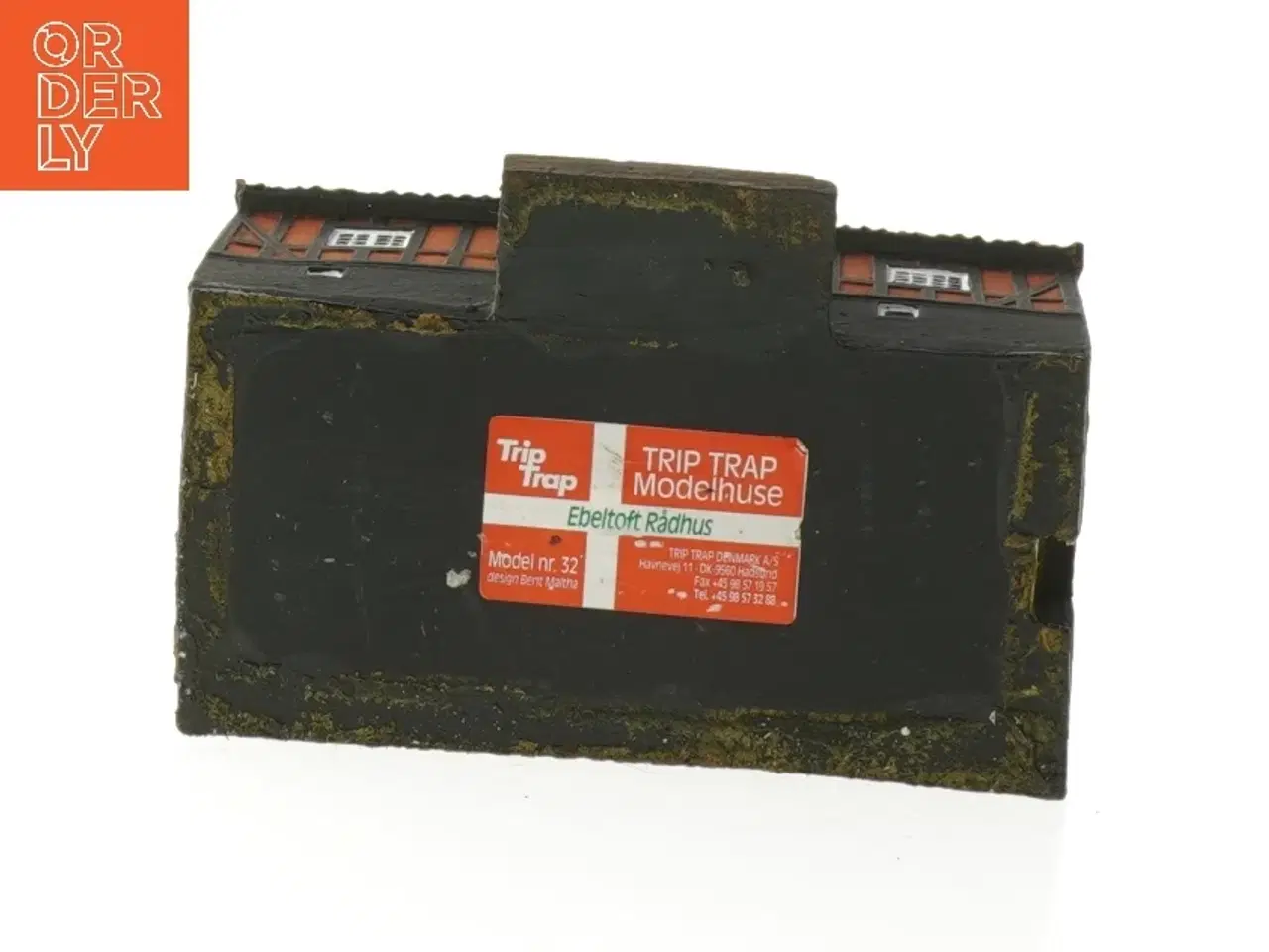 Billede 5 - Dekorativ model af bindingsværkshus fra Trip Trap (str. 14x7x20 cm)