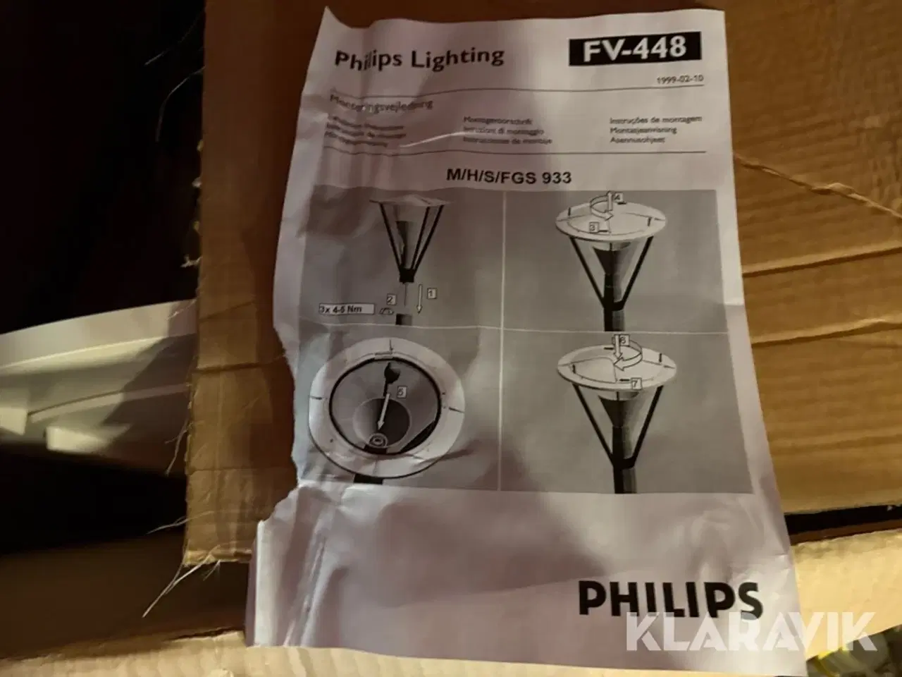 Billede 7 - Parklampe med stander i original indpakning