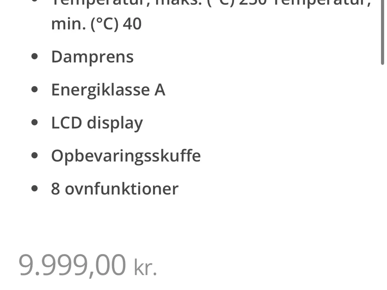 Billede 3 - WITT (ikke SMEG) gaskomfur med el-ovn