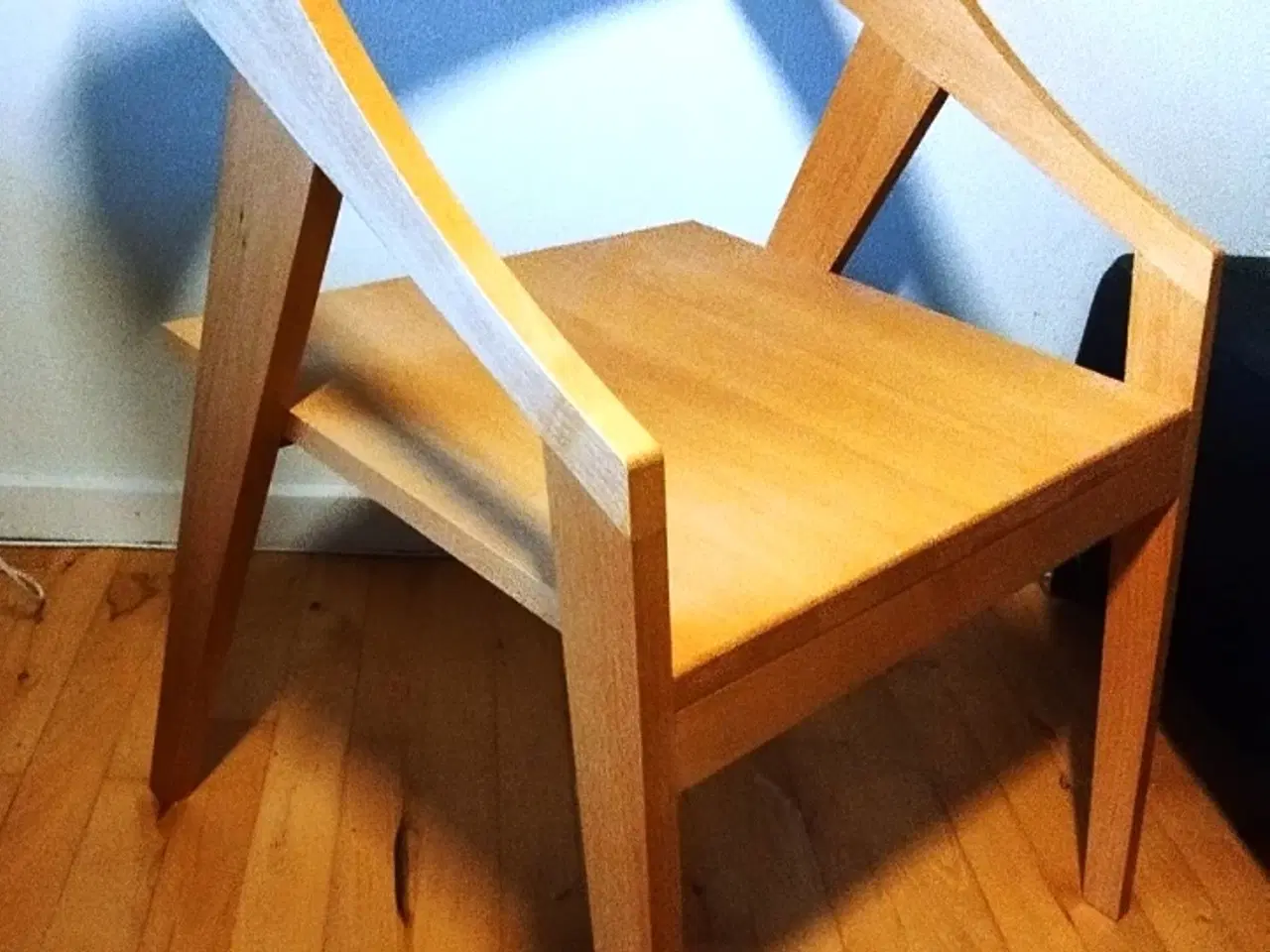 Billede 2 - Snedker stol i massivt bøgetræ