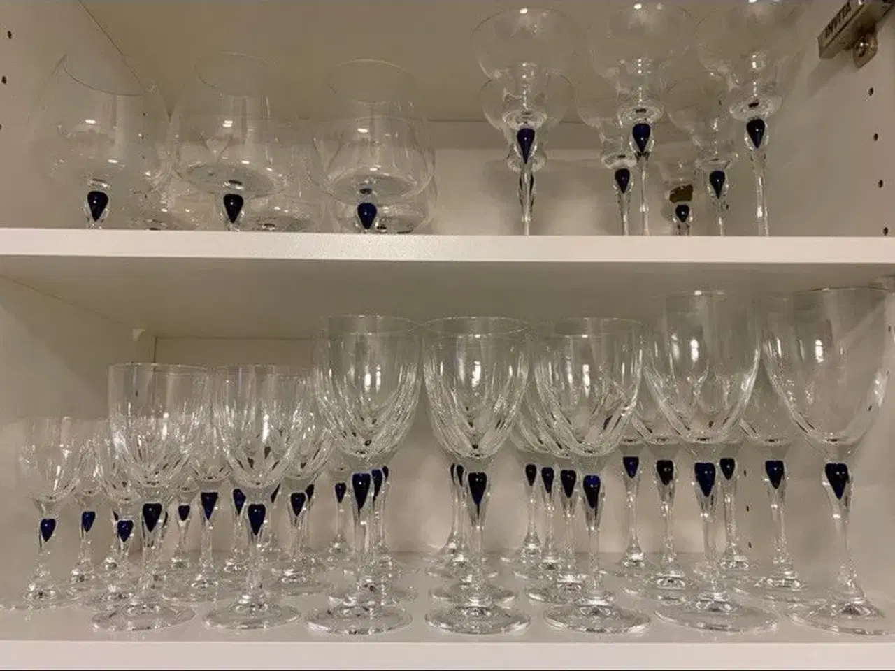 Billede 4 - Cristal d'Arques, Blå Saphir glas, 6.299,-