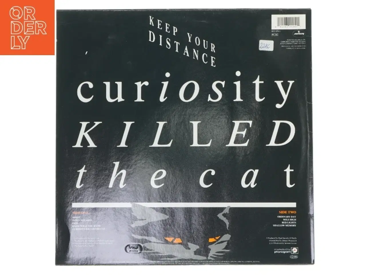 Billede 3 - Vinyl plade: Curiosity Killed the Cat - Keep Your Distance