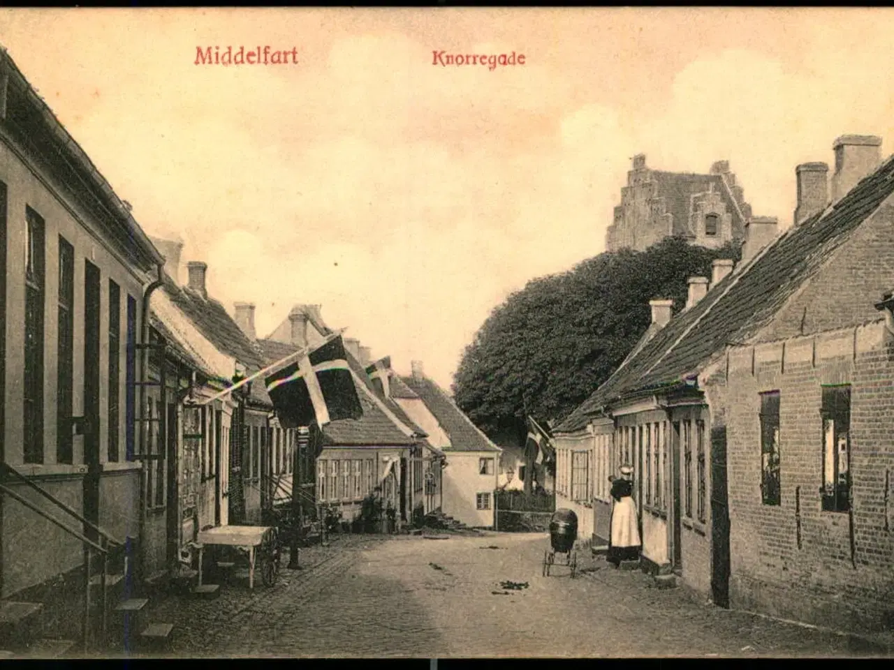 Billede 1 - Middelfart - Knorregade - J.G. Kreutzers Papir u/n - Ubrugt
