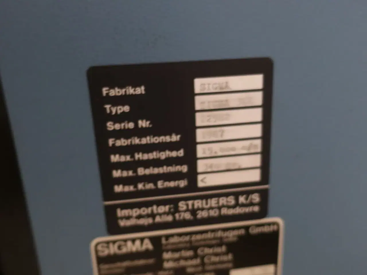 Billede 6 - Centrifuge SIGMA 3 MK