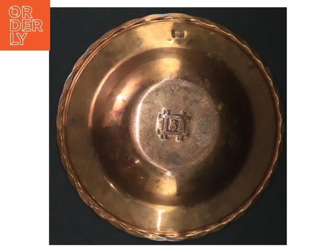 Billede 4 - Messing Skål med kvinde symbol (str. Ø. 20 cm)