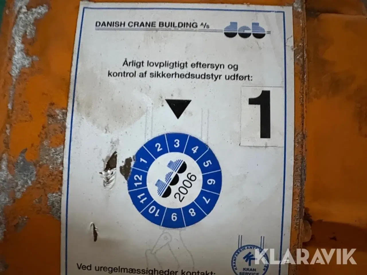 Billede 11 - Løftetalje Kito 1’000 kg.