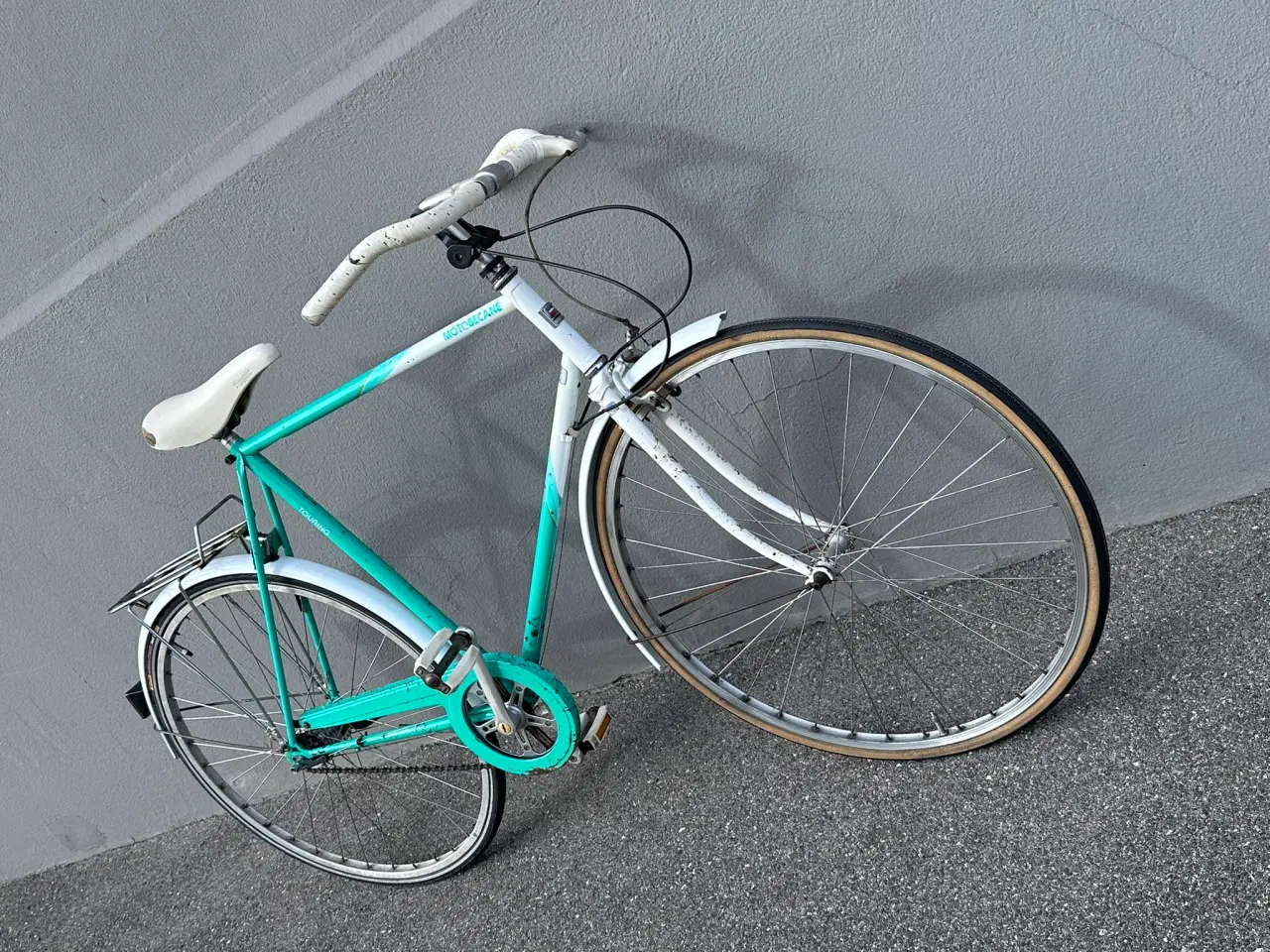 Billede 3 - Hvid / turkis Motobecane Touring herre retrocykel