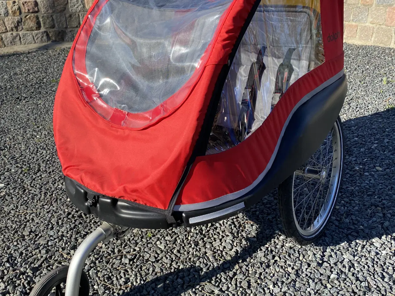 Billede 2 - Winther Dolphin cykeltrailer / barnevogn til 2 små