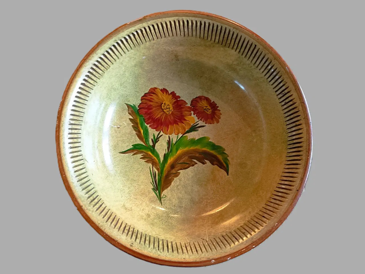 Billede 5 - Vintage keramik fad, frugtfad, Knabstrup keramik