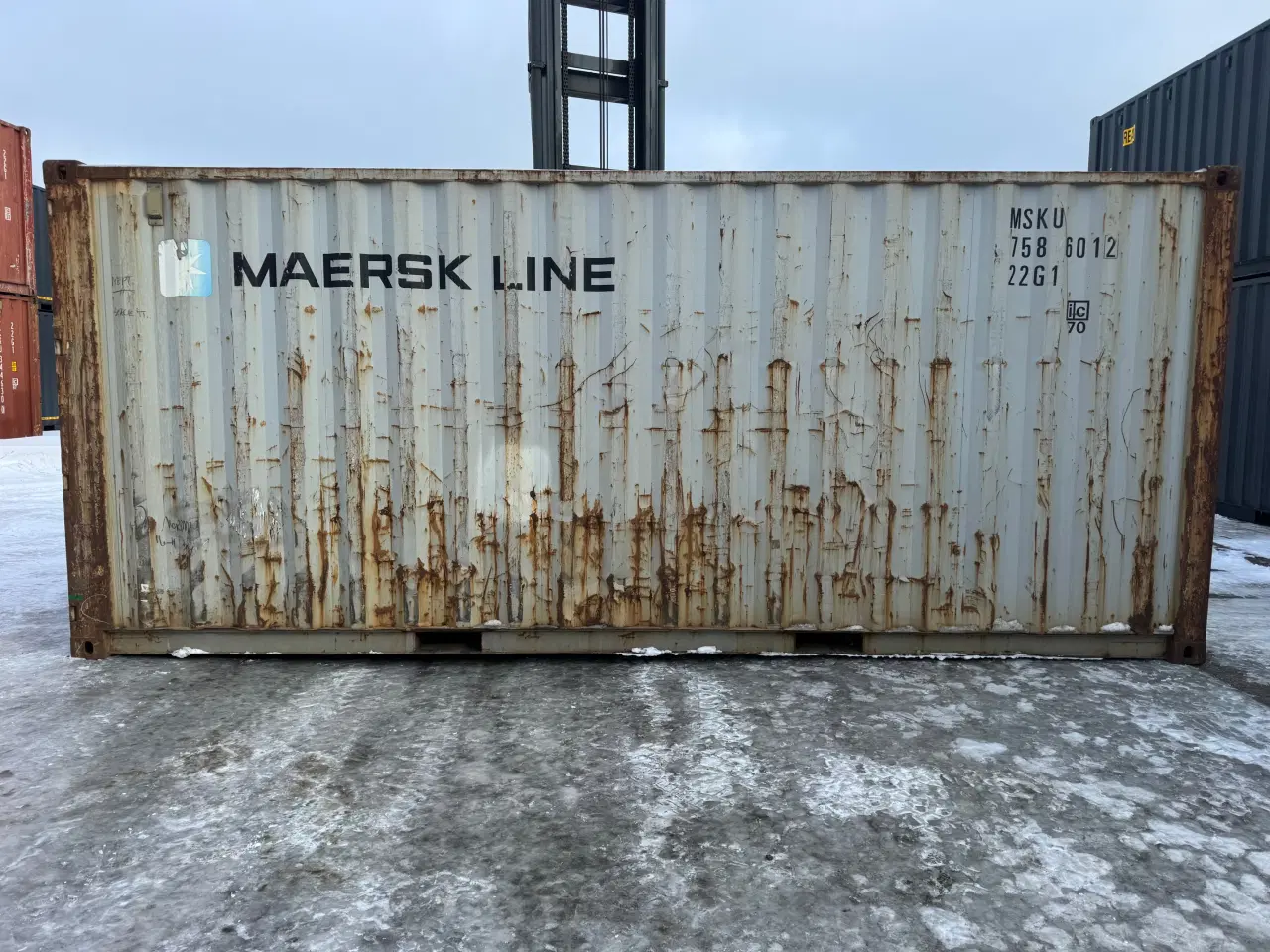 Billede 3 - 20 fods Container- ID: MSKU 758601-2