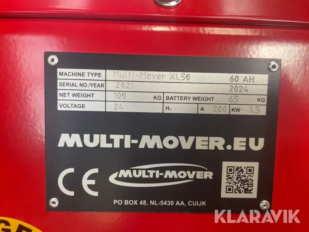 Billede 9 - Elektrisk trækker Multi-Mover XL50