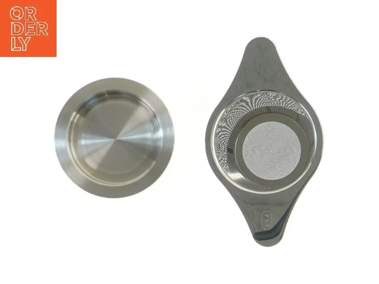 Billede 4 - Rustfrit stål te-infuser med låg fra P & T (str. 13x8x8 cm)