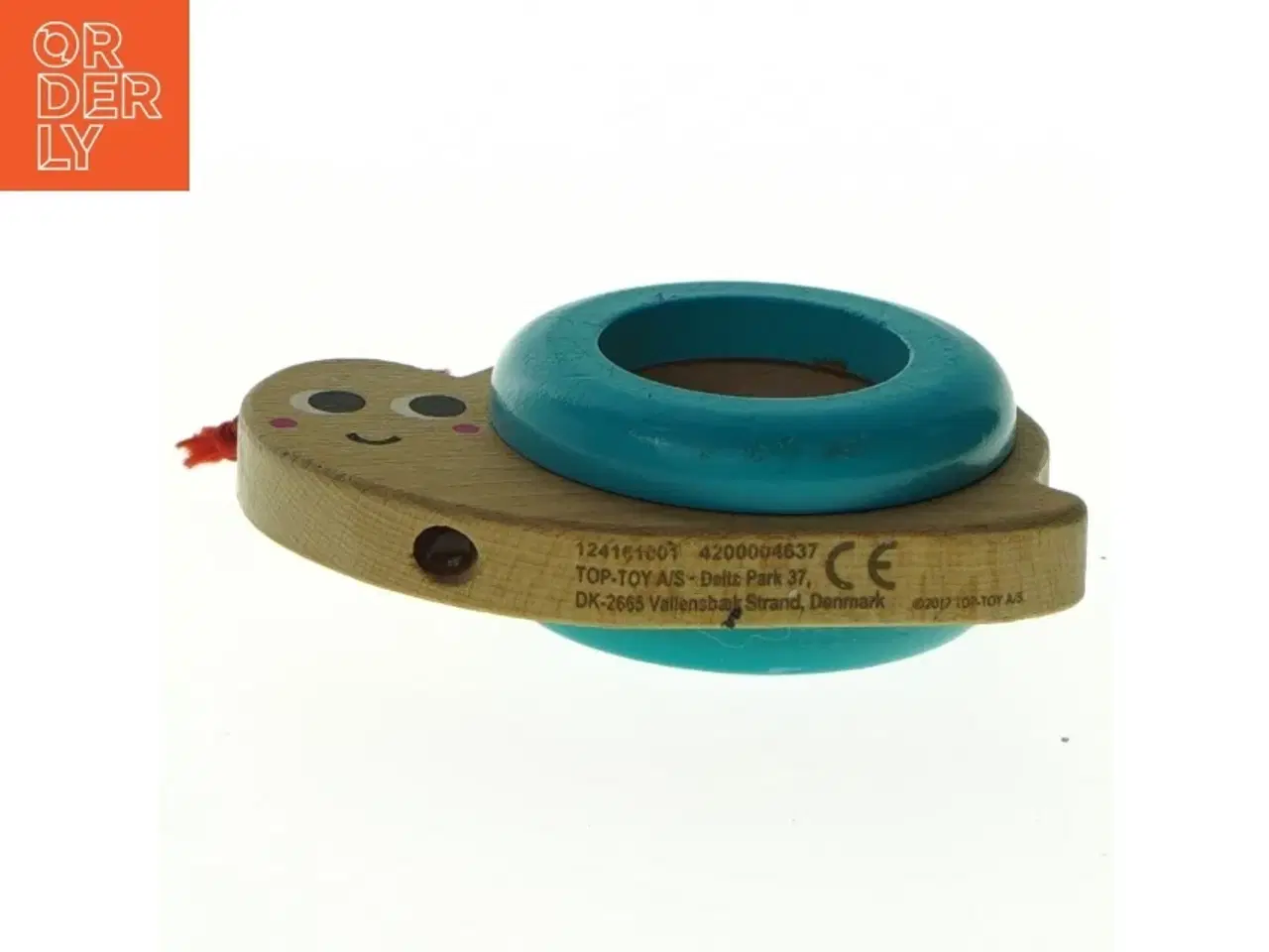 Billede 3 - Trærasle formet som en snegl fra Spire (str. 10 x 20 cm)