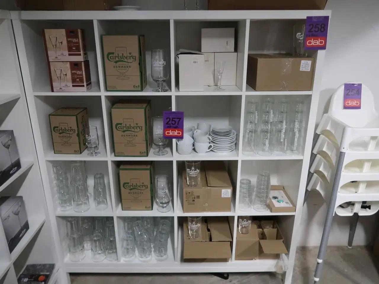 Billede 1 - Stort parti glas & kopper mm.