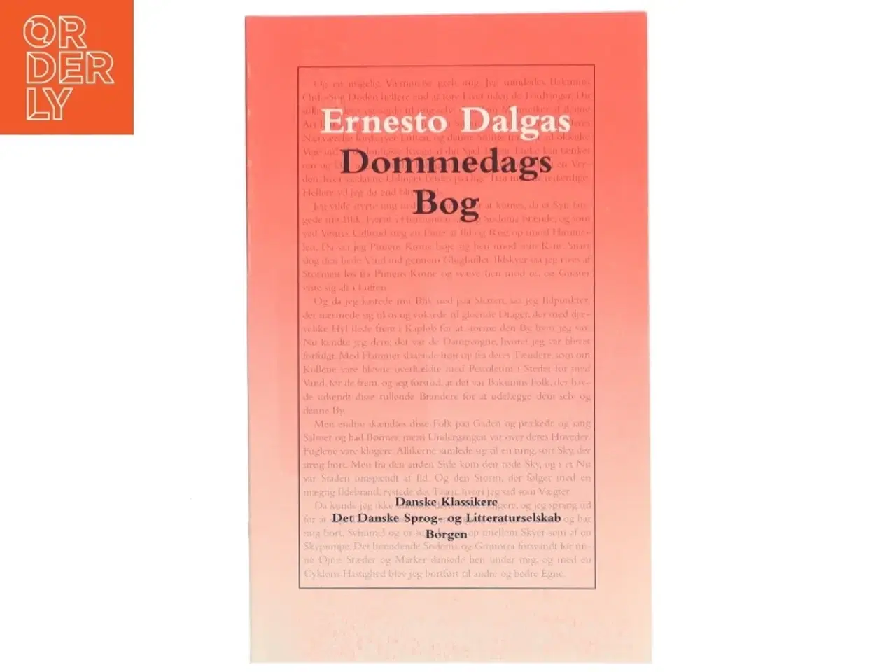 Billede 1 - Dommedags Bog af Ernesto Dalgas (Bog) fra Borgen