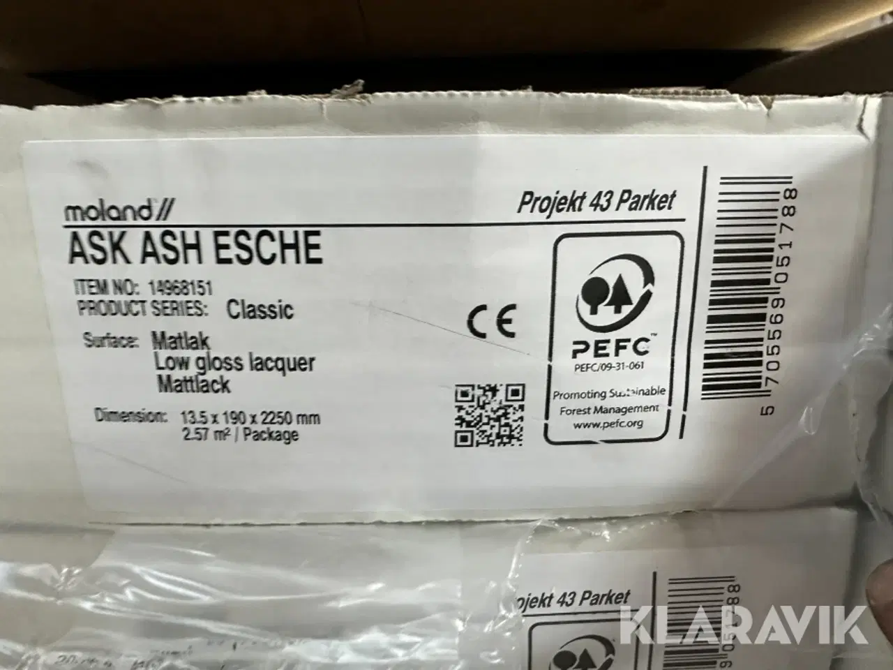 Billede 7 - Moland Ask Parket Classic Ask UV-matlak - 56,54m2