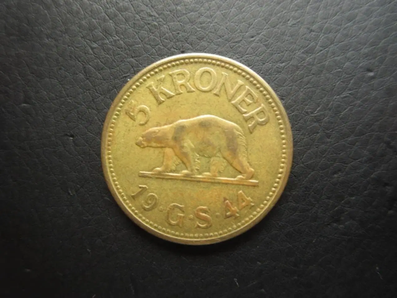 Billede 1 - Grønland 5 kr 1944