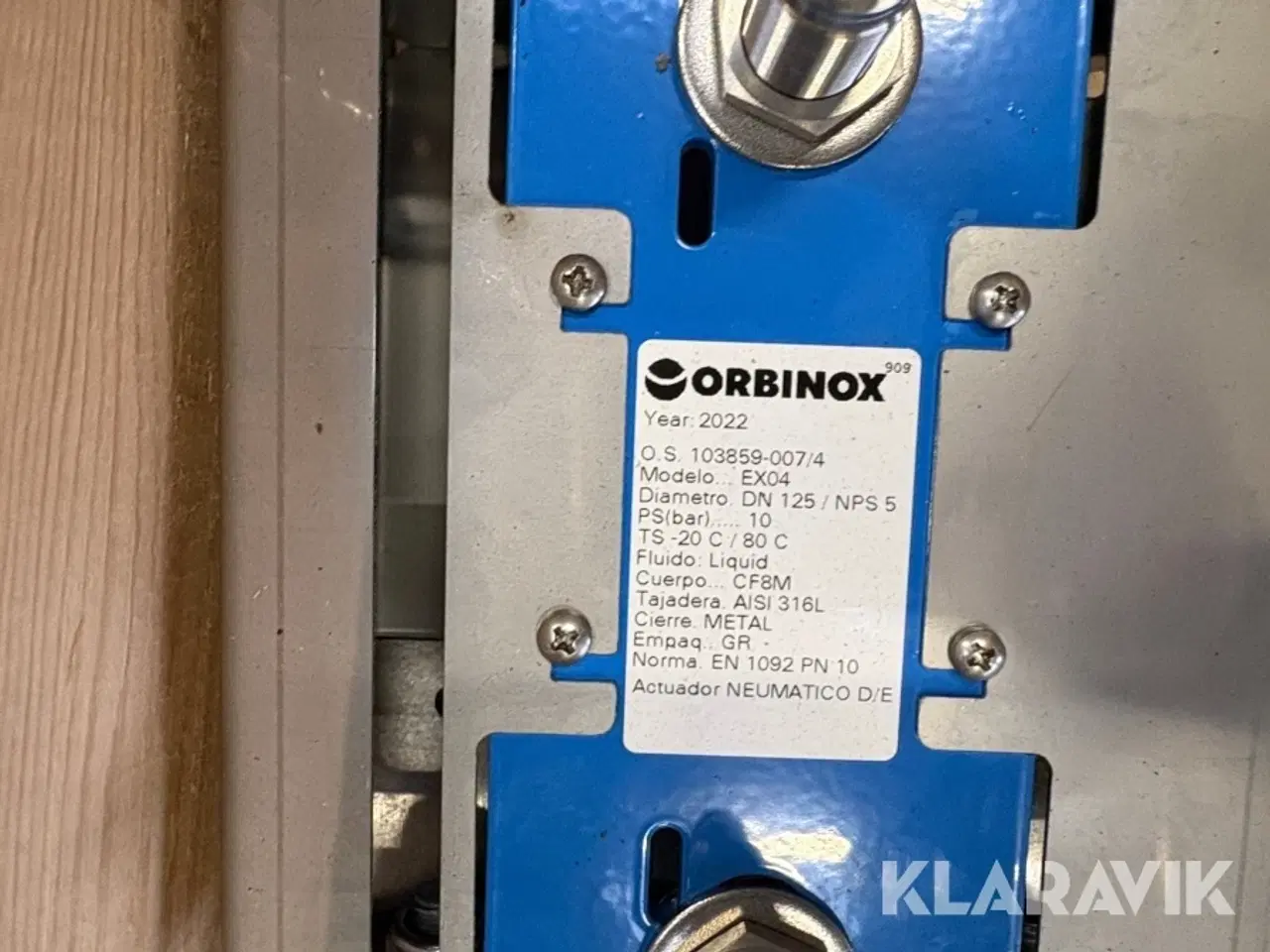 Billede 7 - Knivspjæld ventil Orbinox EX04