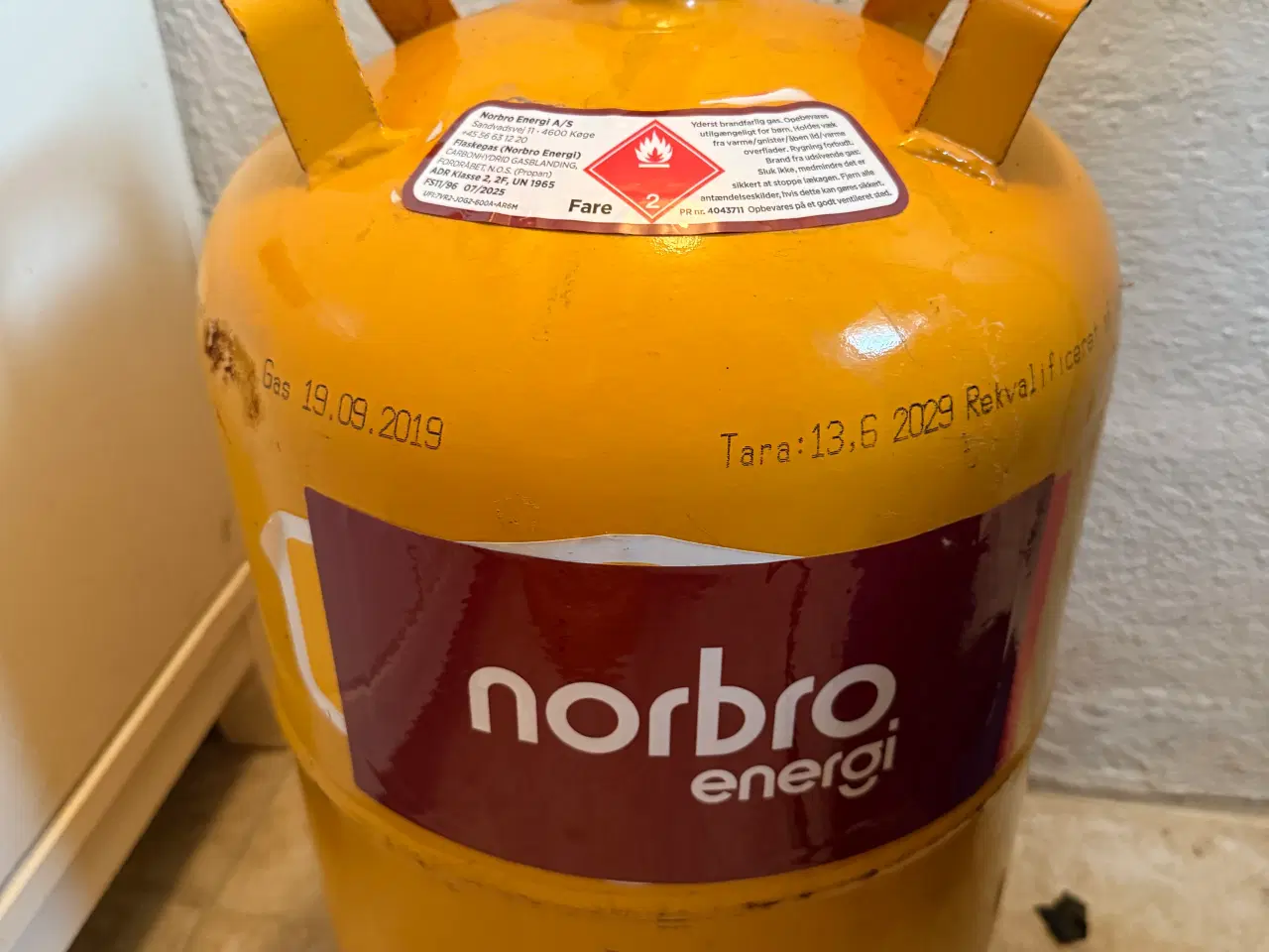 Billede 2 - Gasflaske 11 kg FULD