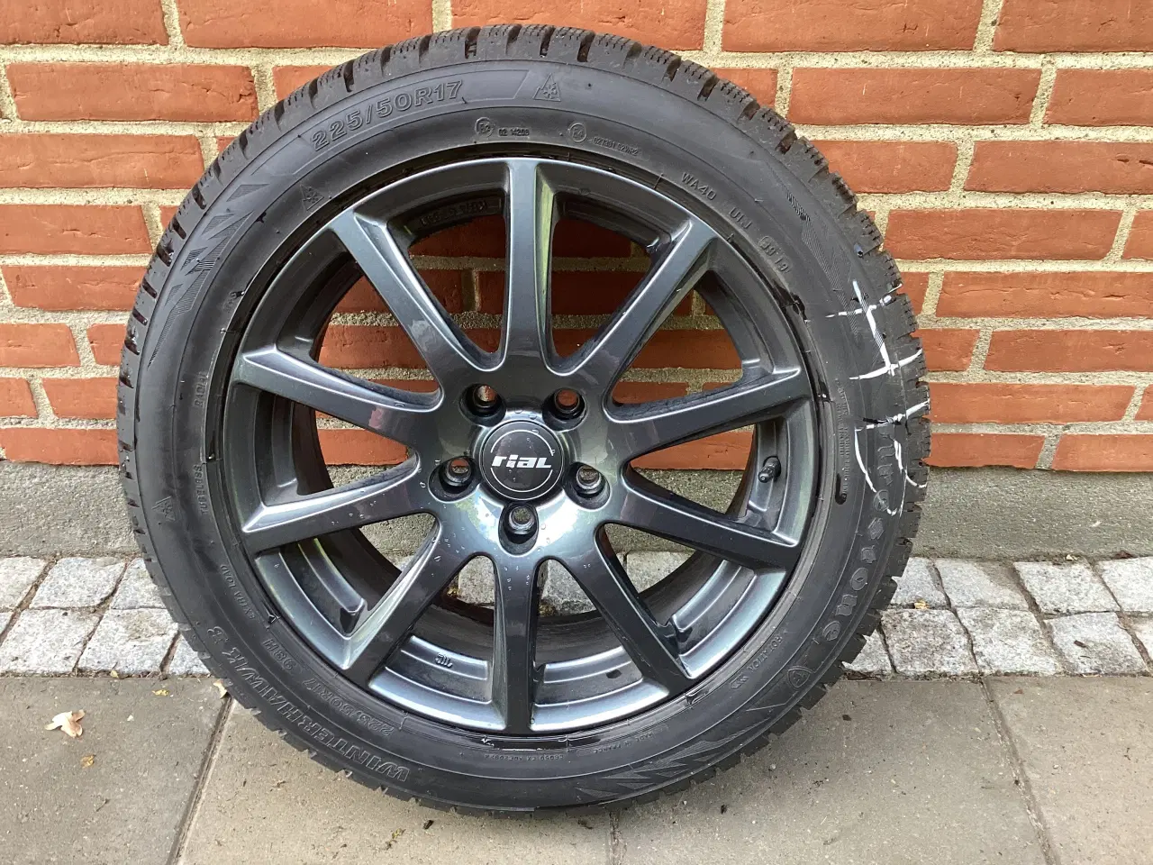 Billede 1 - 4 x 17” Alufælge / Firestone Winterhawk3 vinterdæk