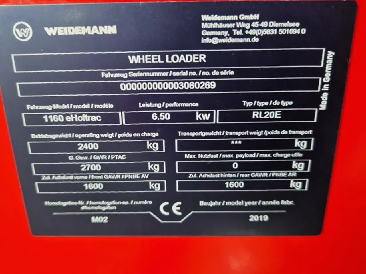 Billede 11 - Weidemann 1160 E-Hoftrac