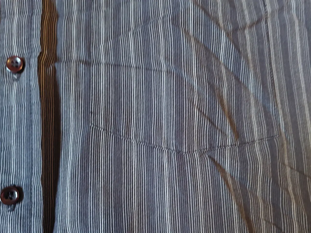 Billede 6 -  herre skjorte i mørke grå striber