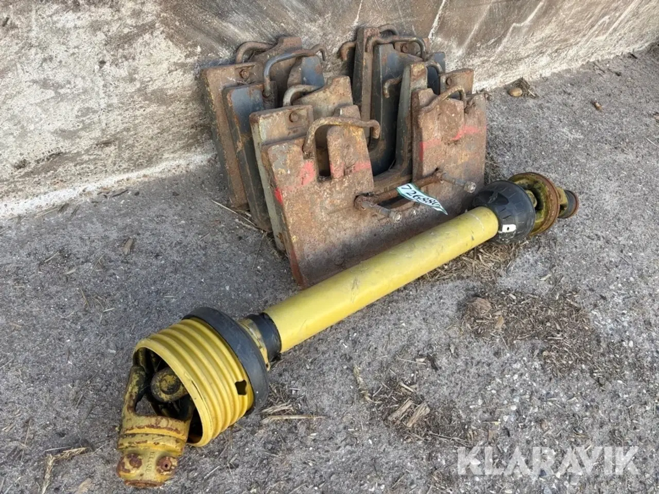 Billede 1 - Vægtklodser og PTO