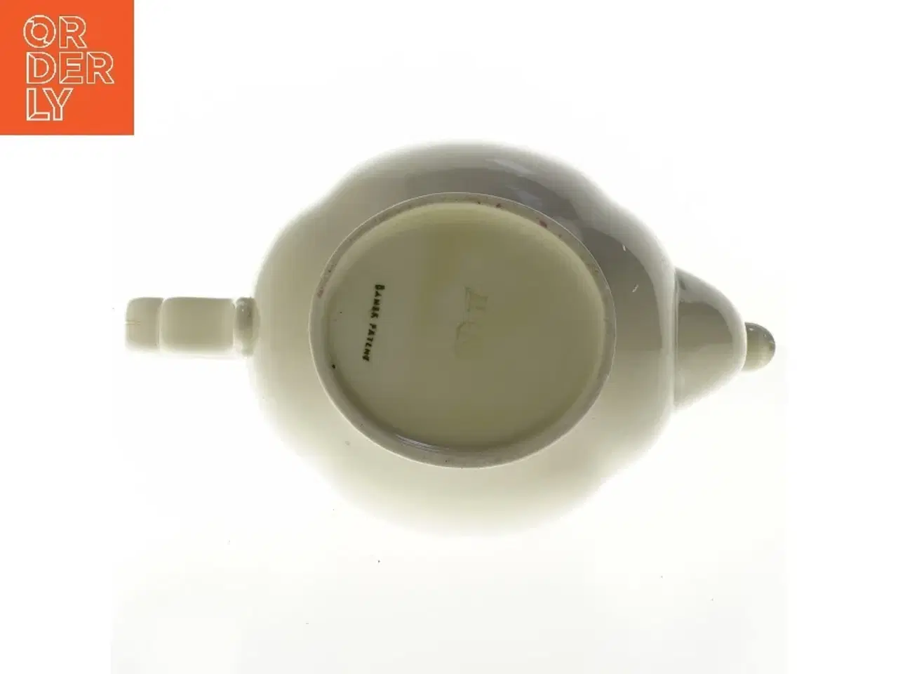 Billede 2 - Porcelæns tekande med guldkant (str. 20 cm)