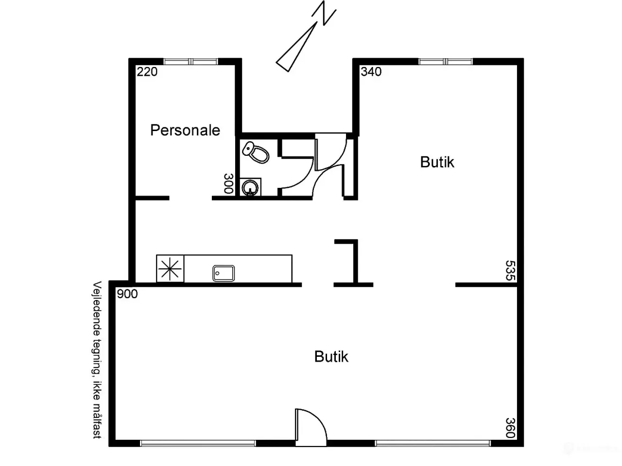 Billede 7 - Indbydende lejemål med stor synlighed. i smuk ejendom